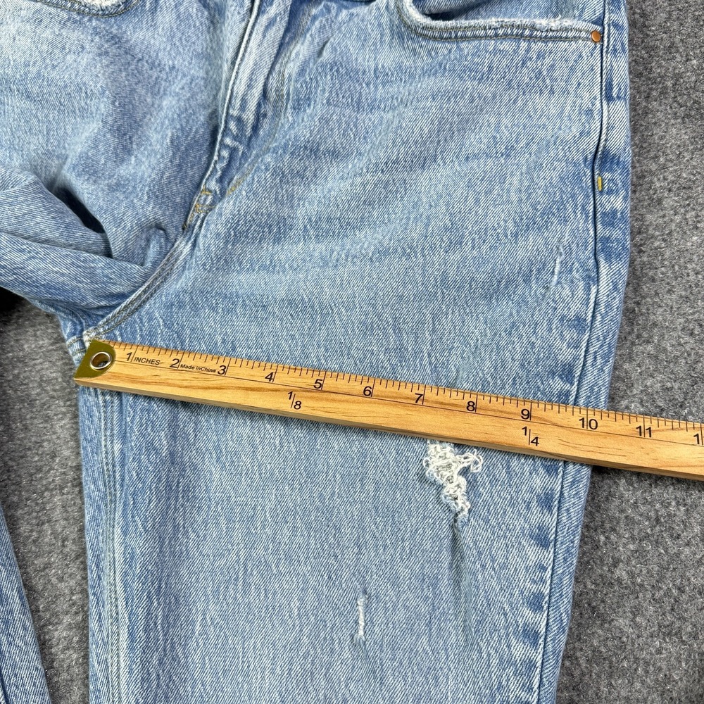 Wrangler High Rise Bold Boot Jeans Womens 10x32 Bootcut Stretch Distressed - Picture 12 of 14